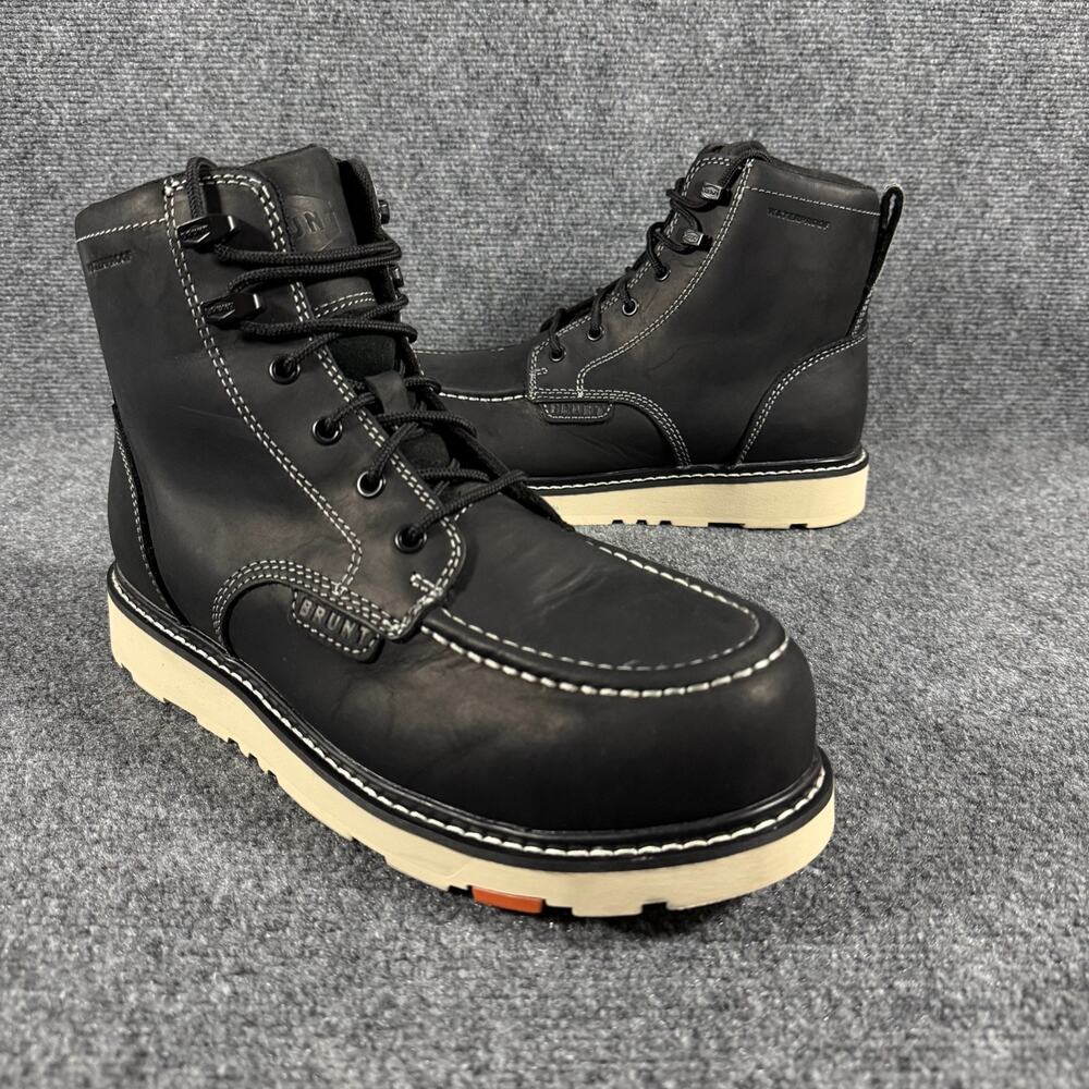Brunt The Marin Waterproof (Comp Toe) 6" Comp Toe Work Boot, Black Size 9.5 - Picture 1 of 12
